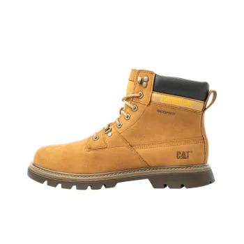CAT RYMAN WP Collection Yellow Boots Warm Water Resistant And Wear Resistant 17.5cm Outdoor Boots Men's Brown Yellow