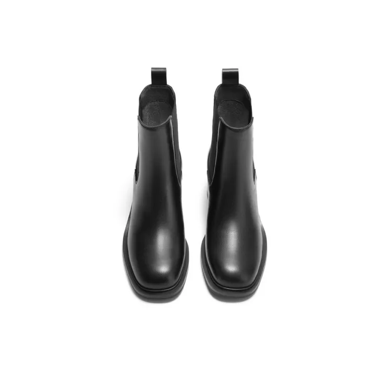 BELLE Short Chelsea Boots Women's Black-3