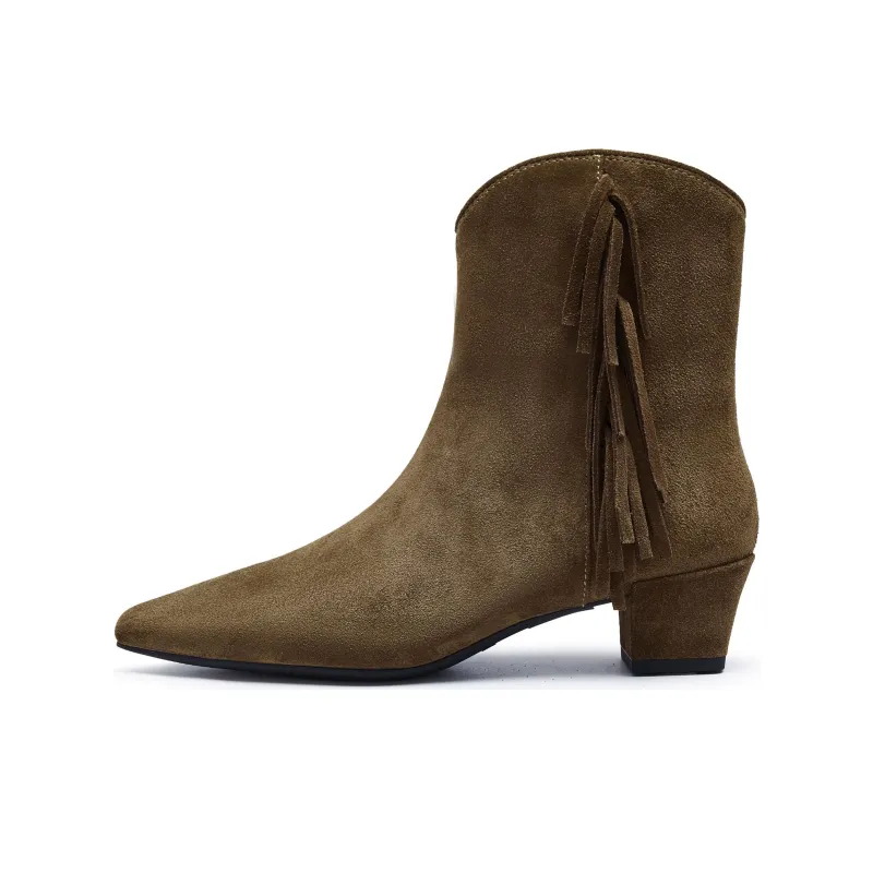 Staccato Western Love Story Ankle Boots Women's-4