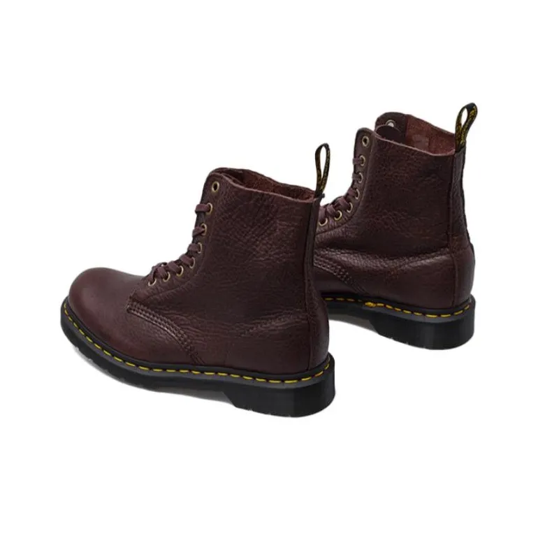 Dr.Martens 1460 Pascal Genuine Leather Boots Red/Brown-3