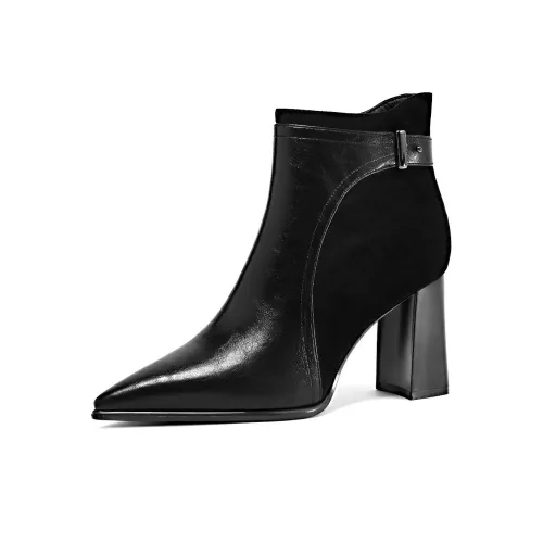 CAMEIDO Ankle Boots 8.5cm Women's Black