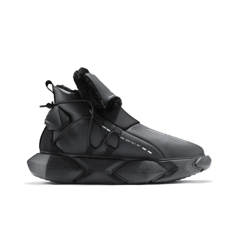 NORVINCY Short Snow Boots Unisex Black-1