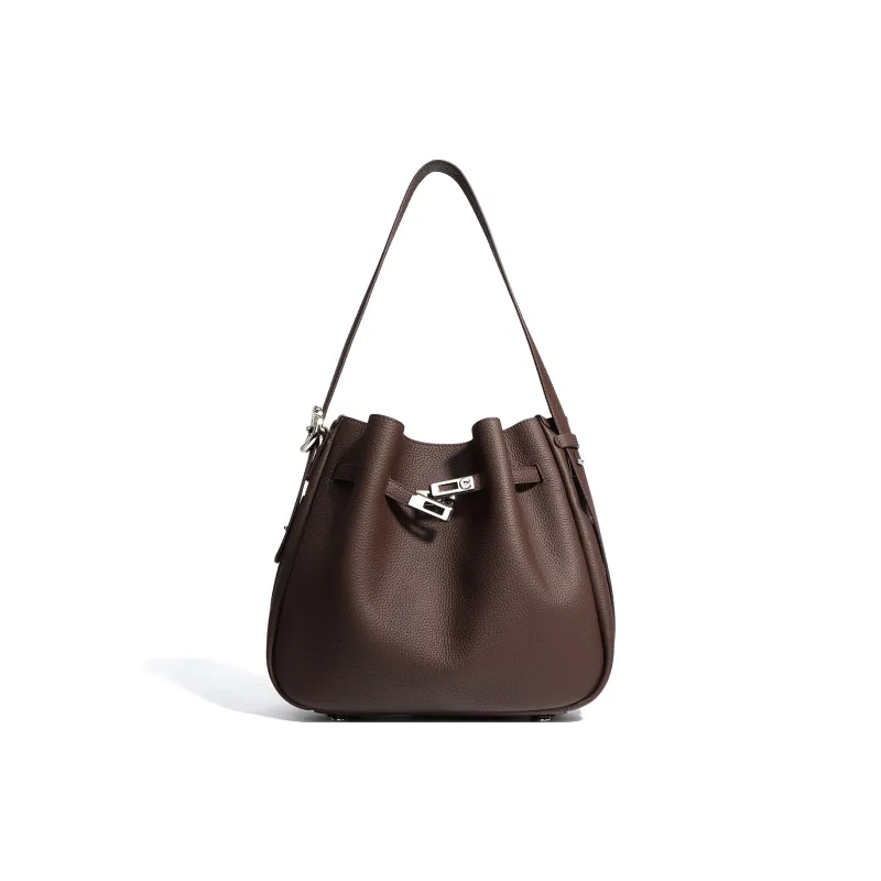 COURONNE Top Grain Cow Leather Portable/One Shoulder/Crossbody Bag Regular Women's Multicolor-6