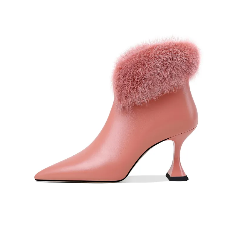 HAOYASENNU Ankle Boots 6.5cm Women's-0