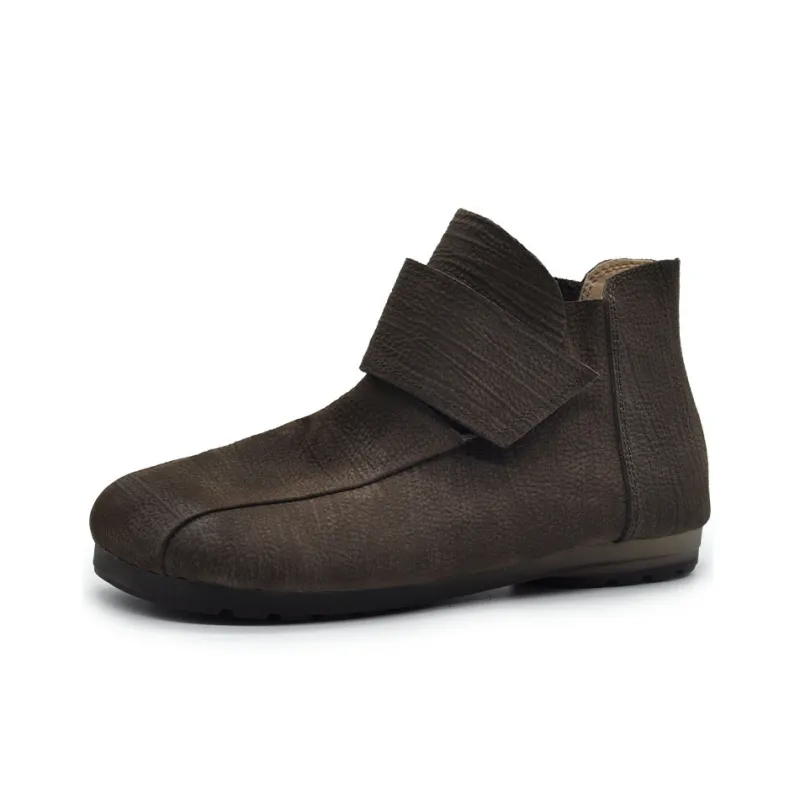 ARTMU Ankle Boots Women's Coffee/Dark Gray-1