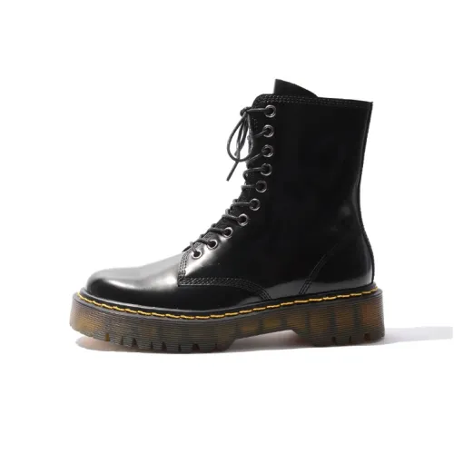STEVE MADDEN Martin Boots Women's Black