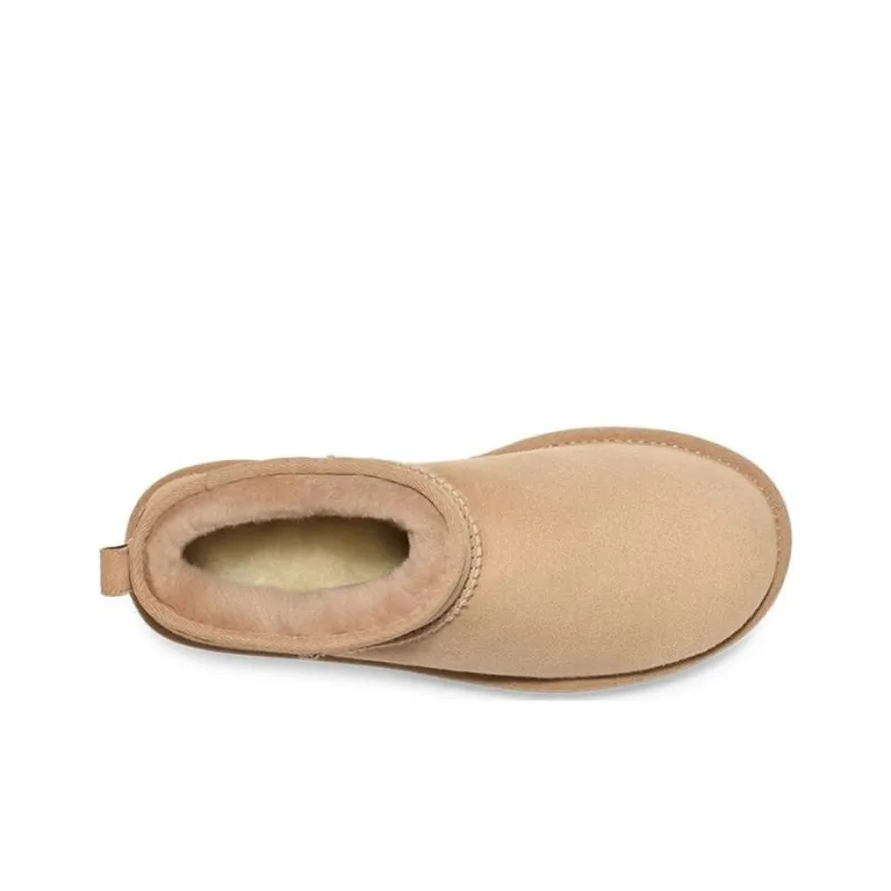 UGG Classic Ultra Mini 'Light Grey Brown' Women's-4
