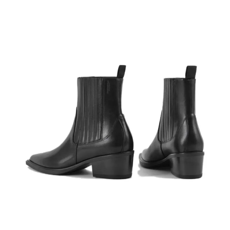 VAGABOND SHOEMAKERS KELSEY Short Chelsea Boots 4cm Women's Black-3
