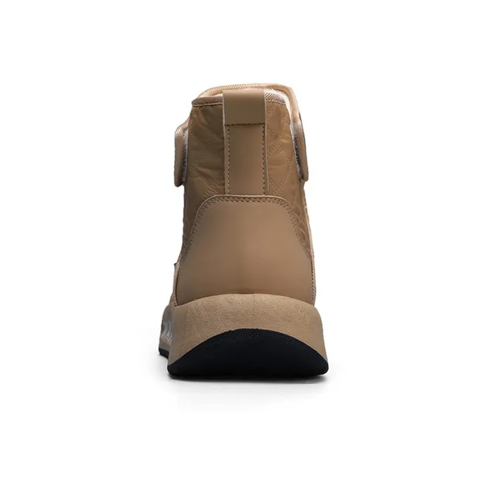 Warrior Warm Cushioning And Wear Resistant Short Snow Boots Men's Khaki-4