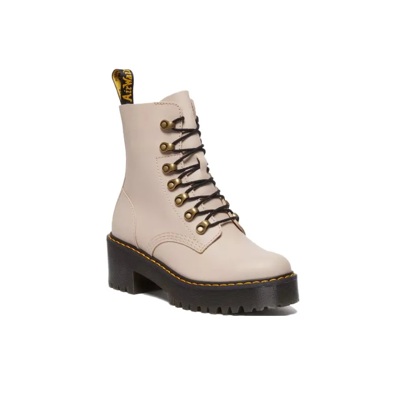 Dr.Martens LEONA Ankle Boots Women's Taupe-1