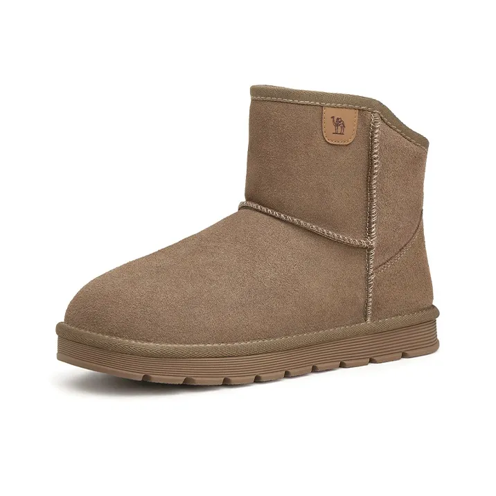 CAMEL Snow Boots Men Black/Yellow/Khaki-14