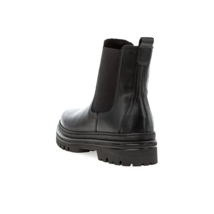 Gabor Crew Chelsea Boots Women's Black-3