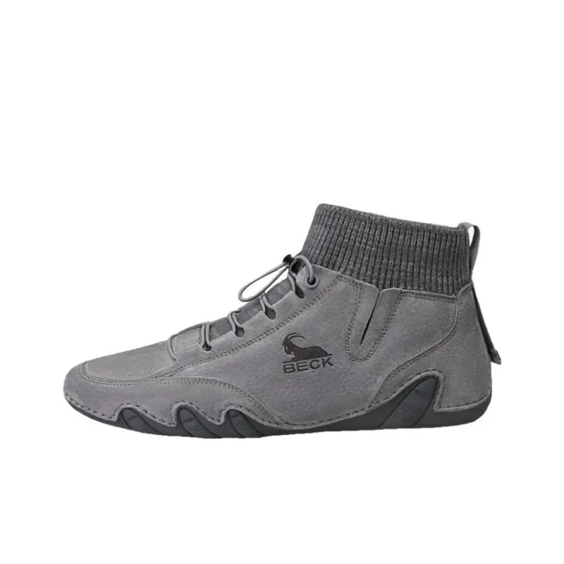 BECK Ankle Boots Men Sand/Gray/Brown-5