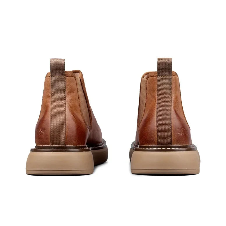 LOHAN·SIR Short Chelsea Boots Platform Men's-6