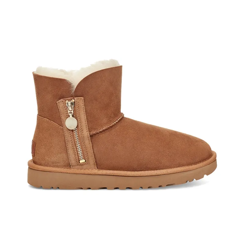 UGG Bailey Zip Mini Boot Chestnut Women's-1