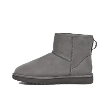 UGG Classic Mini UGG Rubber Logo 'Grey' Women's