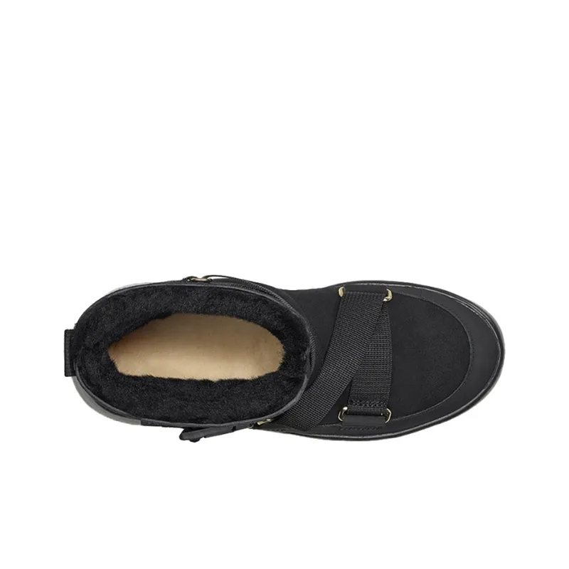 UGG Classic Boom Buckle Snow Boots Black Women's-4