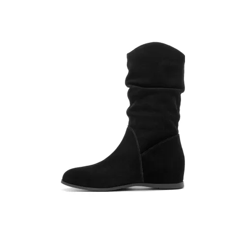 OCCAMAN Ankle Boots 1cm Women's Black