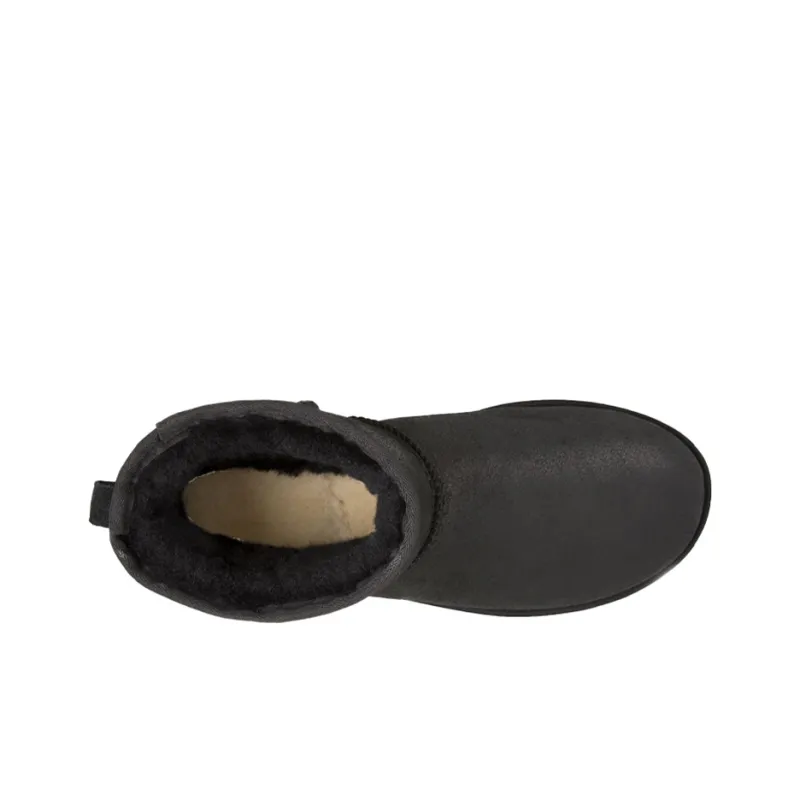 UGG Classic Mini Bomber High Top Fleece Lined Black-4