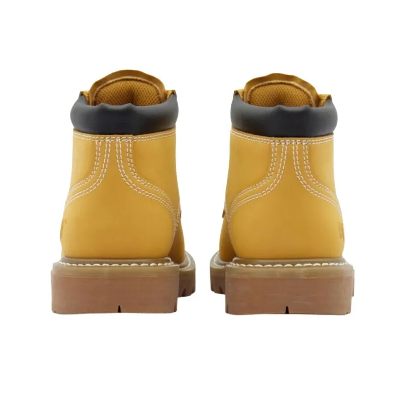 CAT Abrasion Resistant Height Increasing Short Outdoor Boots Women's Yellow-2