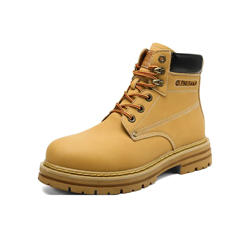 FINEPLAN Big Yellow Boots Short Martin Boot Unisex-1