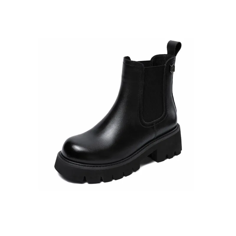 Devanro Short Chelsea Boots 5.5cm Women's-0