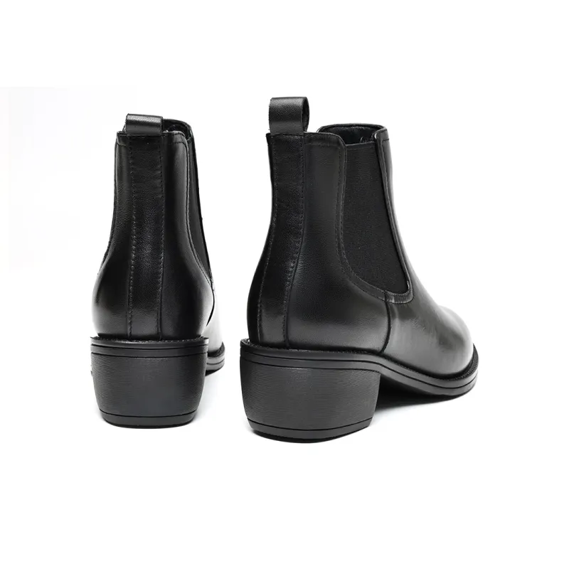 EBLAN Short Chelsea Boots Women's Black-4