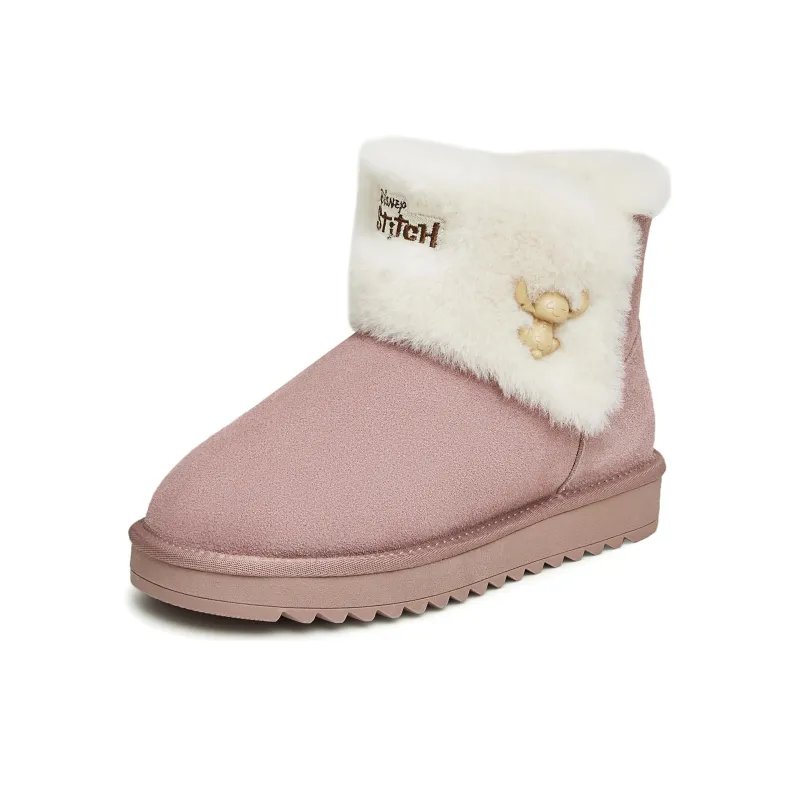 Teenmix Snow Boots Women's Pink/Brown-1