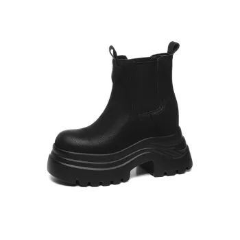 Golden Silk Rabbit Chelsea Boots Women's