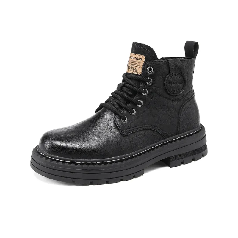 PEHL Martin Boots Men Black/Brown-0