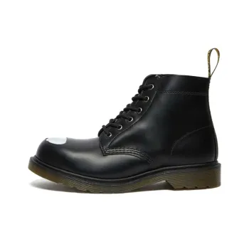 Dr.Martens 101 Exposed Steel Toe Leather Ankle Boots 'Black'