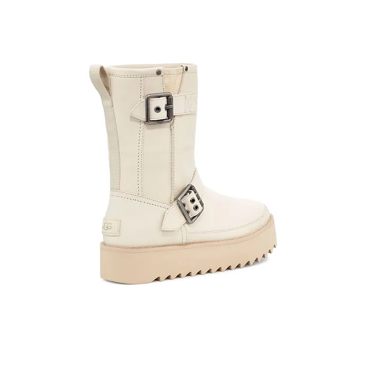 UGG Classic Rebel Biker Short Boot 'Bone' Women's-3