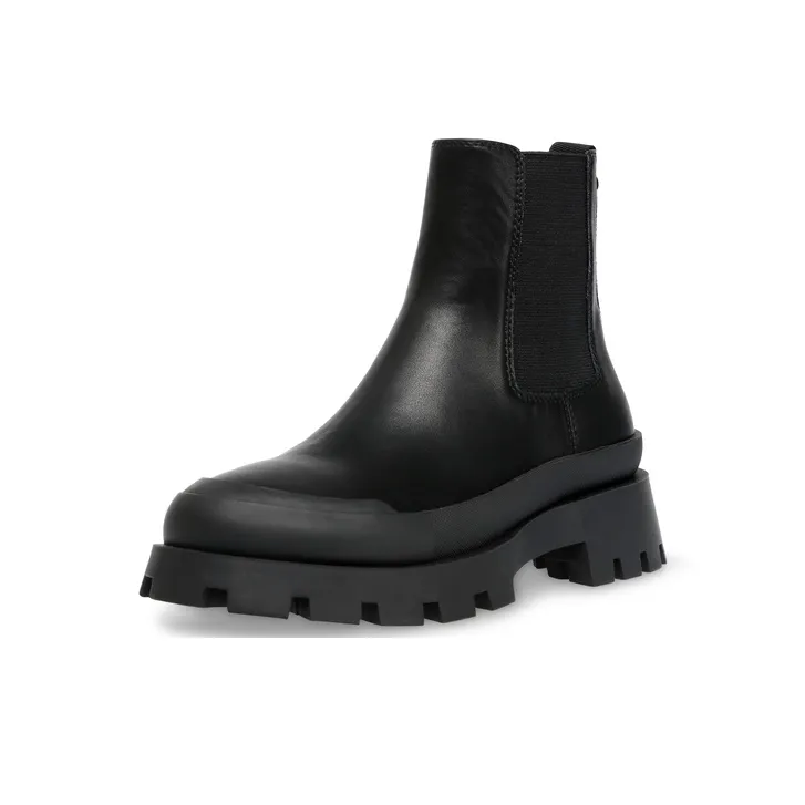 STEVE MADDEN Chelsea Boots Women's Black/Ecru-1