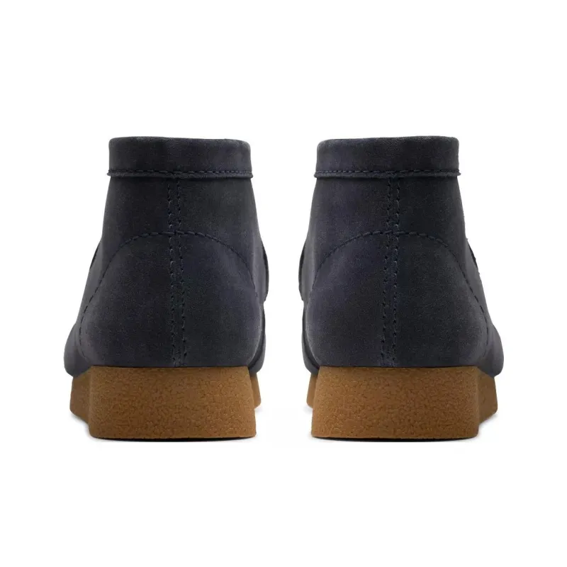Clarks Originals Wallabee Evo Boot Navy Suede Women's-5