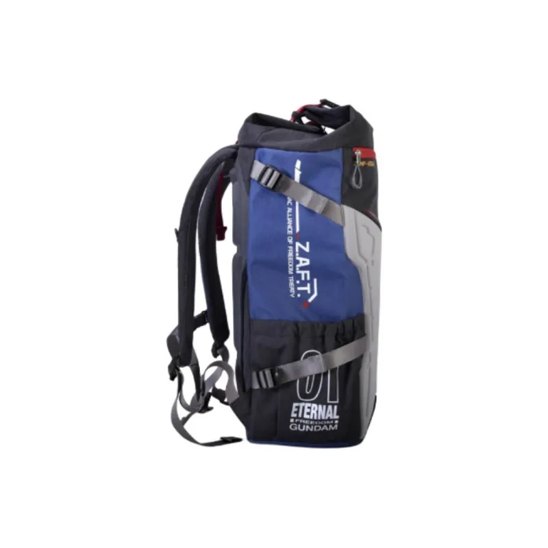 FX CREATIONS X Mobile Suit Gundam SEED Collaboration Nylon Backpack Regular Unisex Blue & Gray-1