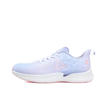 PEAK Rive 003 Running Shoes Women's Low Top Light Blue/White/Pink