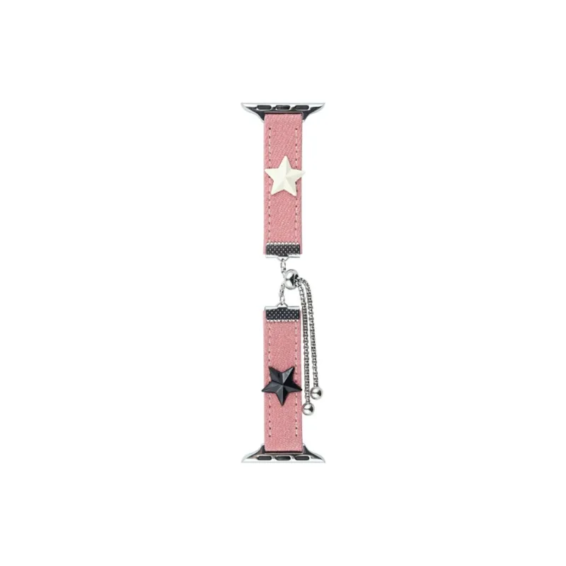 CHRROTA Watch Band Apple Compatibility Denim Material-4