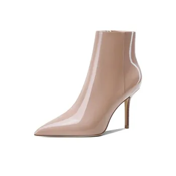 Miss Left Ankle Boots Women's Nude