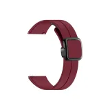 Burgundy[Silicone Square Buckle Magnetic]