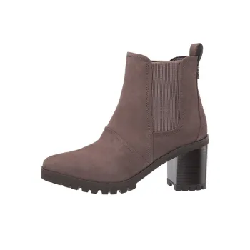 UGG Water-Resistant Suede Short Chelsea Boots Women's Coffee