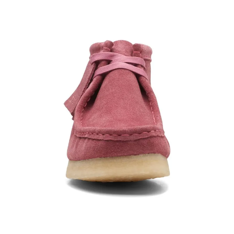 Clarks Originals Wallabee Boot Rose Pink Suede Women's-2