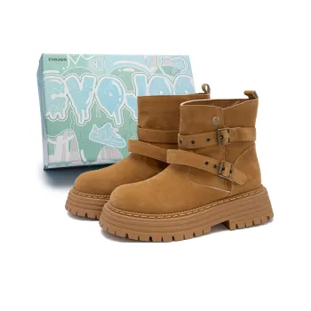 CVOJOO Ankle Boots Women's Brown