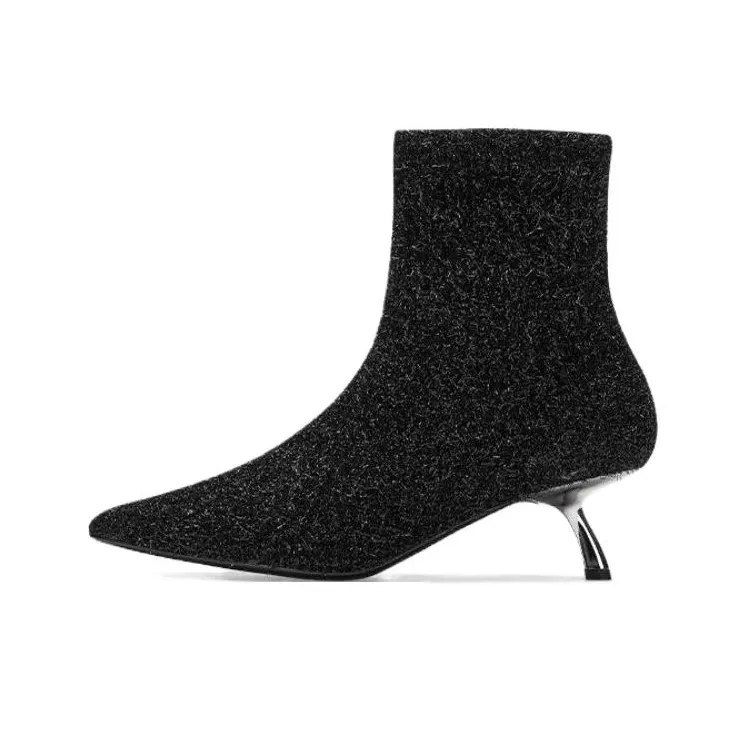 73Hours Green Forest Ankle Boots 5.5cm Women's-10