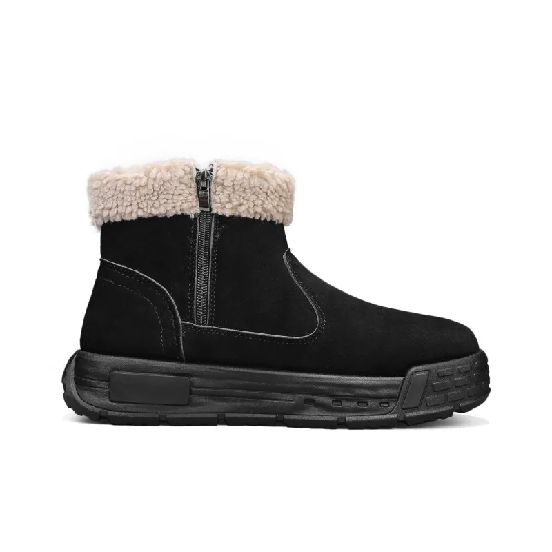 Binary Short Snow Boots Men's Black-1