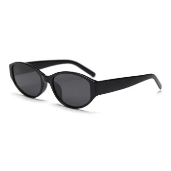AAJF TR/Memory Plastic Oval Sunglasses Unisex