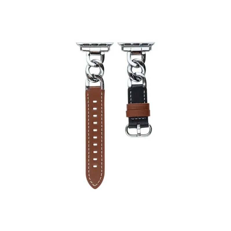 CHRROTA Watch Band Apple Compatibility Leather-7