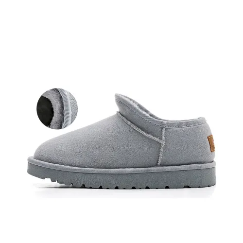 Warrior Warm Wear Resistant Slip Resistant Short Snow Tiger boots Women's Gray