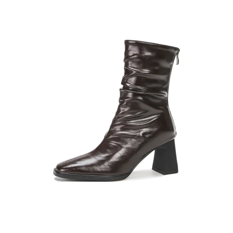 Bamiti As If Treading On Level Ground Ankle Boots 7CM Women's-5