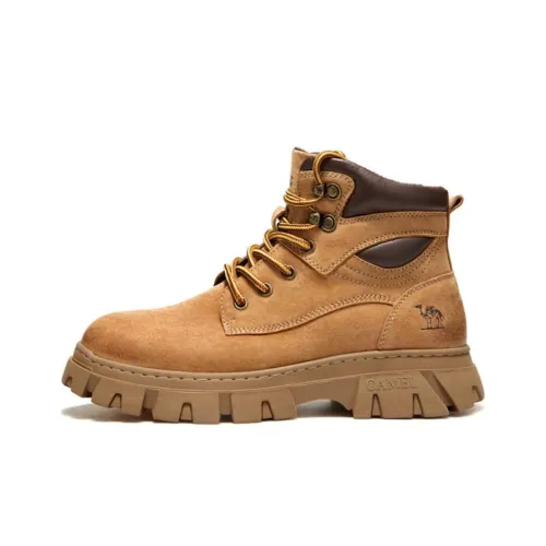CAMEL Wear-Resistant Height Increasing Short Outdoor Boots 5cm Men's