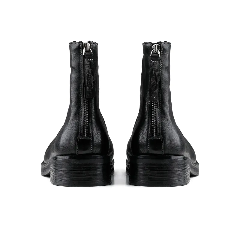 HANQIAORIJI The Abyss Series Ankle Boots Unisex Black-7